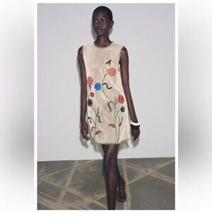 ZARA CROCHET DRESS WITH FLORAL EMBROIDERY ZW
COLLECTION